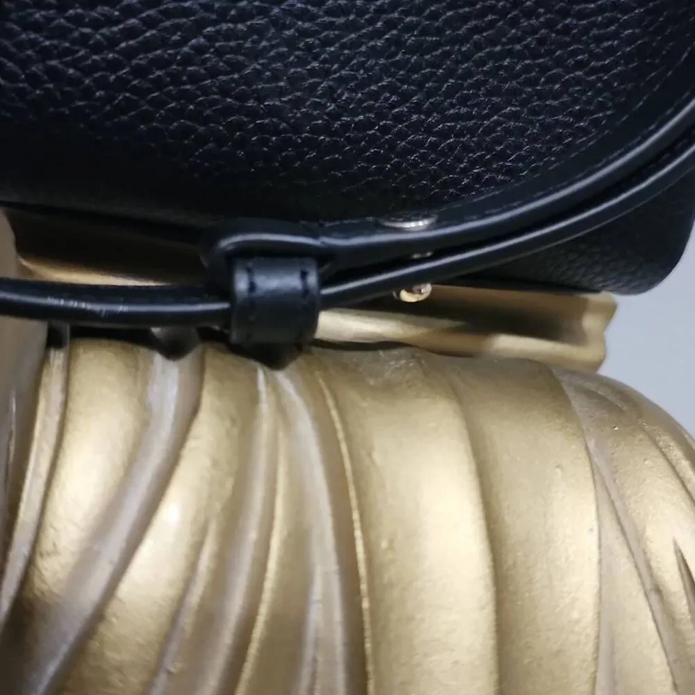 Kate Spade New York Romy North South black pebbled leather